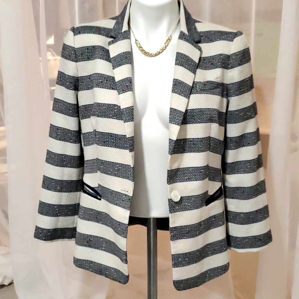 New! The Limited Striped Blazer